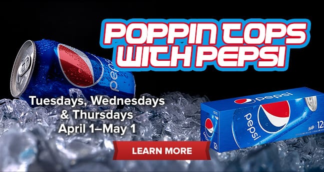 Poppin' Tops With Pepsi