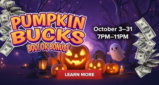 Pumpkin Bucks Boo! Or Bonus!